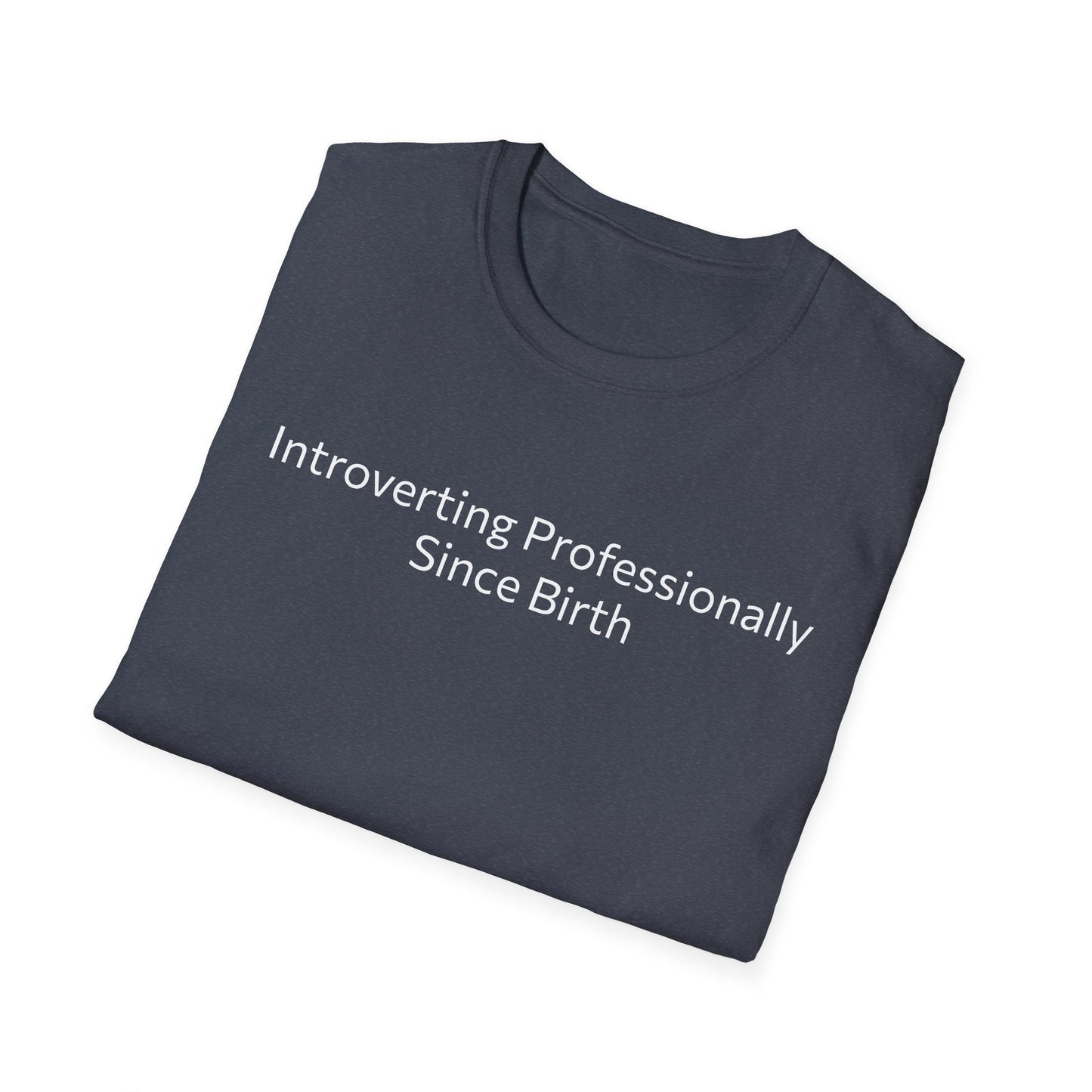 “Introverting Professionally Since Birth.” Tee