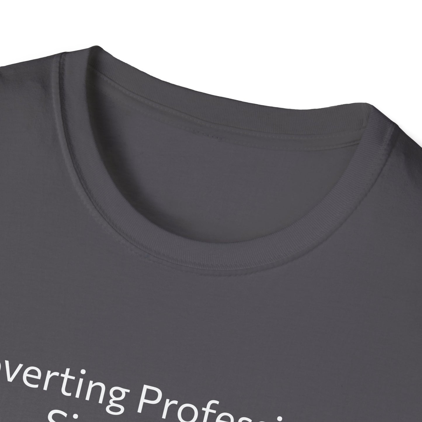 “Introverting Professionally Since Birth.” Tee
