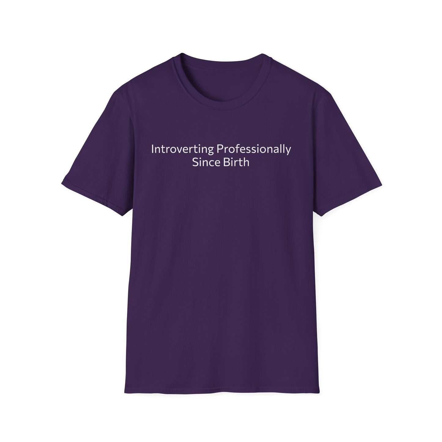 “Introverting Professionally Since Birth.” Tee