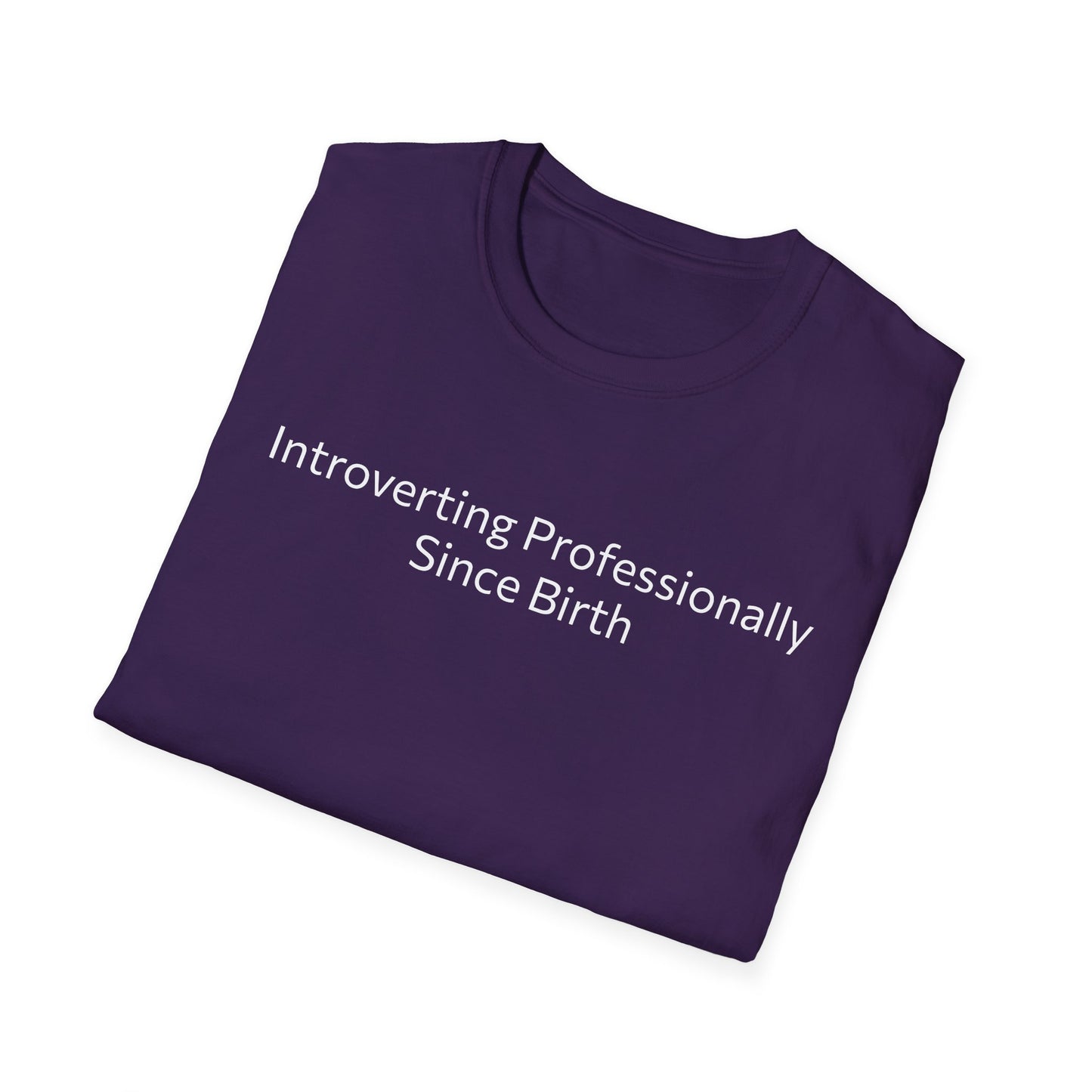 “Introverting Professionally Since Birth.” Tee
