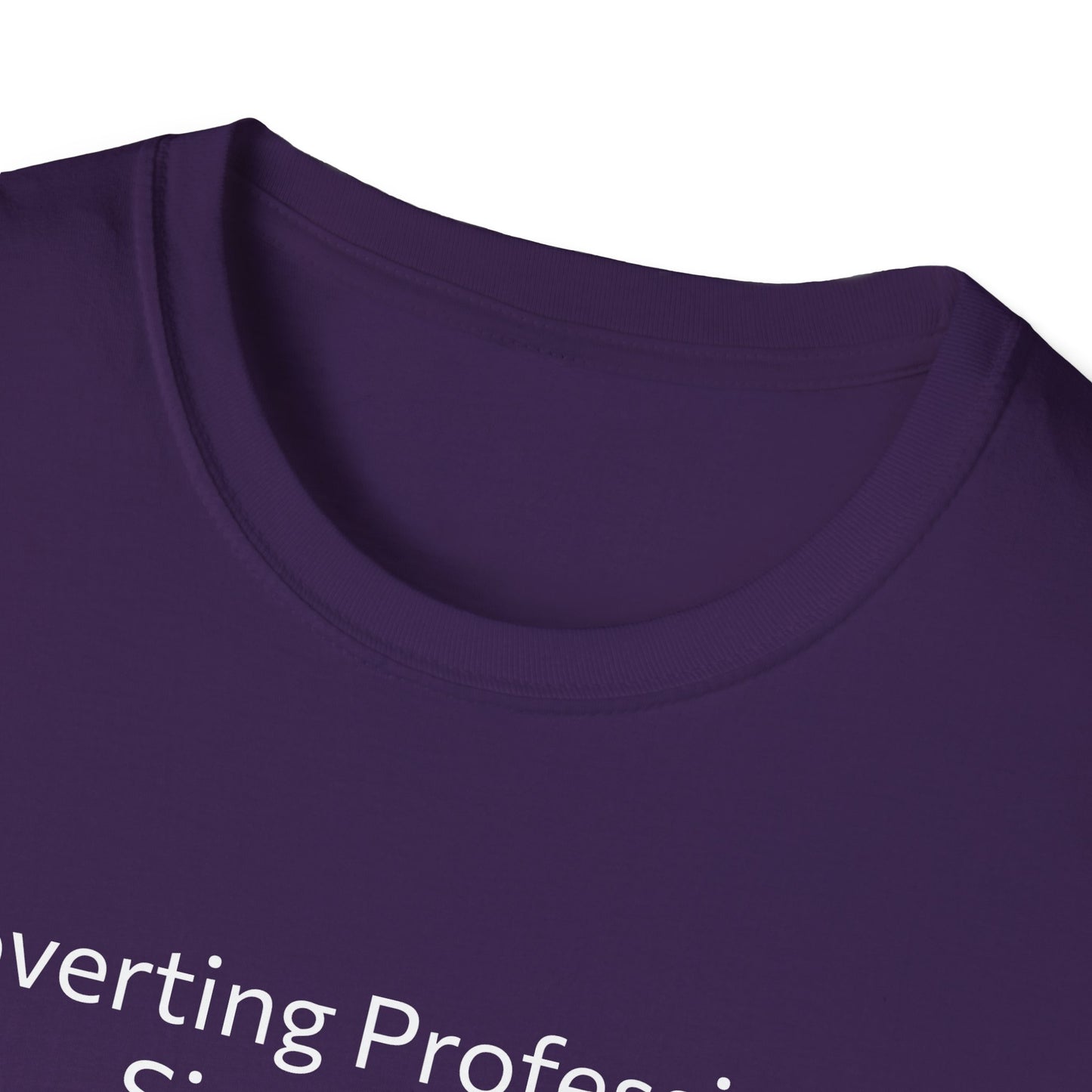 “Introverting Professionally Since Birth.” Tee